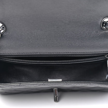 Chanel Lambskin Quilted Mini Rectangular Flap So Black 4 of 5