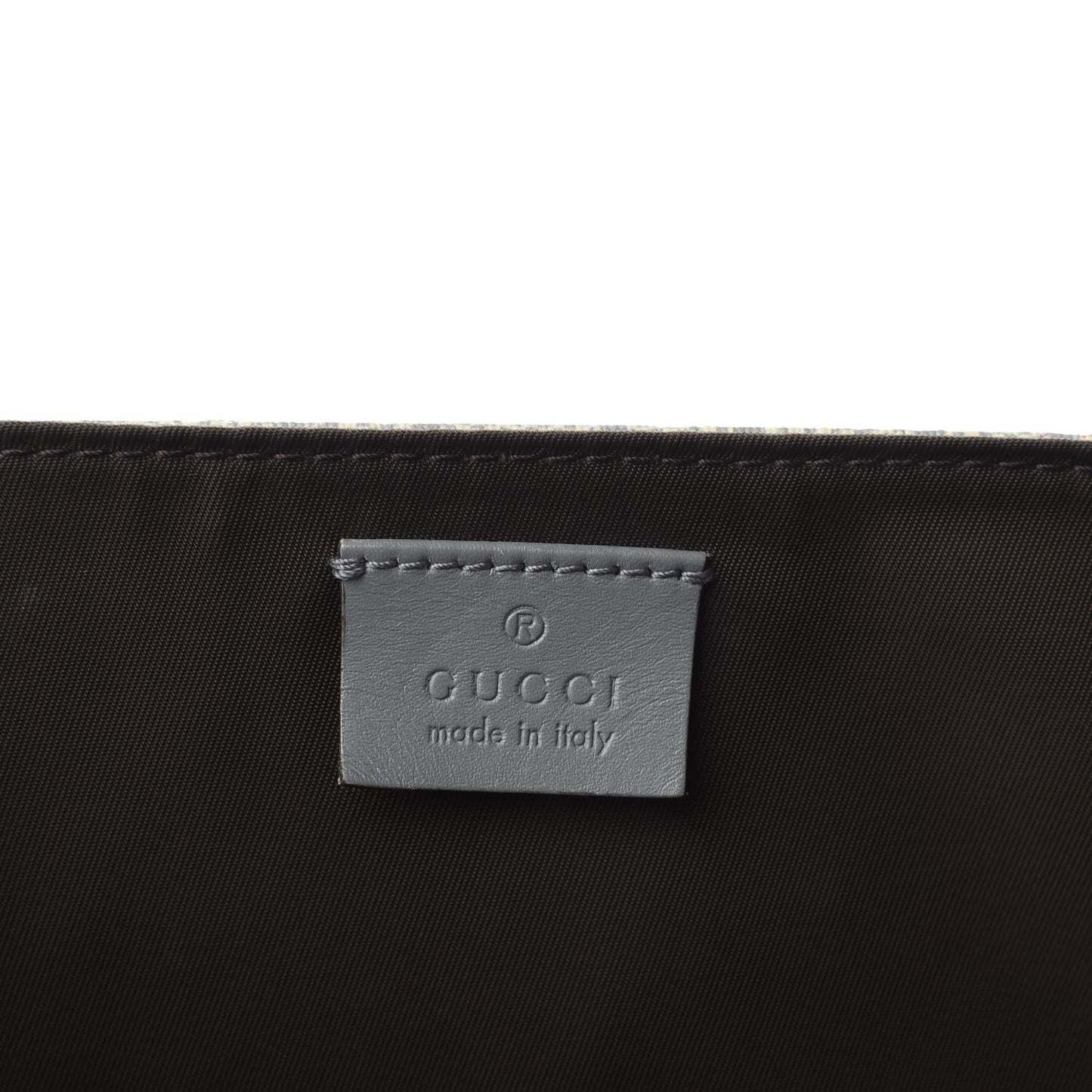 GG Plus Monogram Messenger Diaper Bag Ecru Grigio