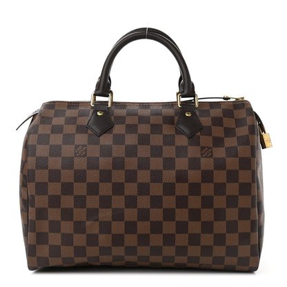 Louis Vuitton Damier Ebene Speedy 30 1 of 10