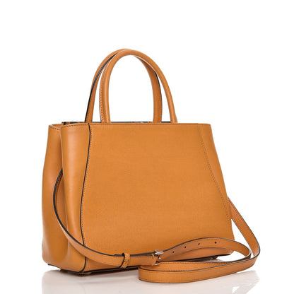 Fendi Vitello Elite Petite 2Jours Tote Syrup 4 of 12