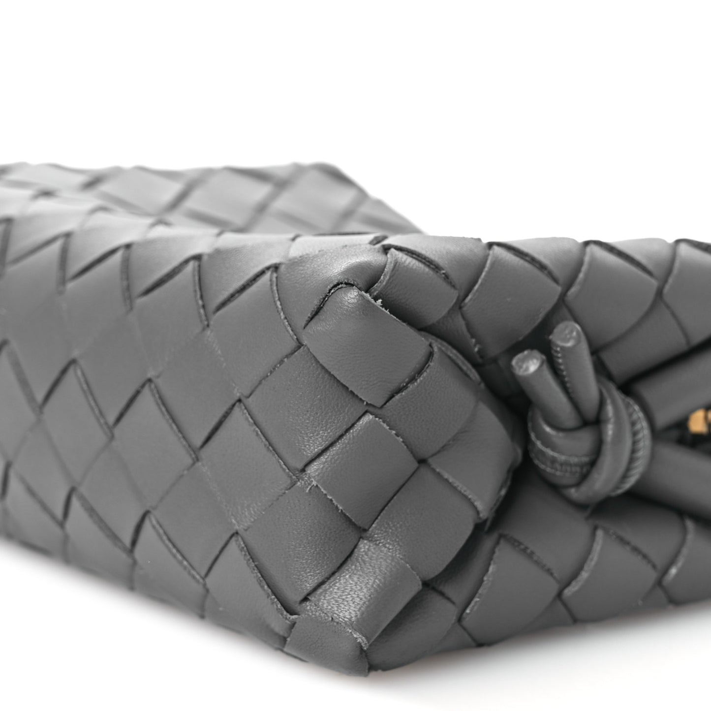Nappa Intrecciato Mini Loop Camera Bag Thunder