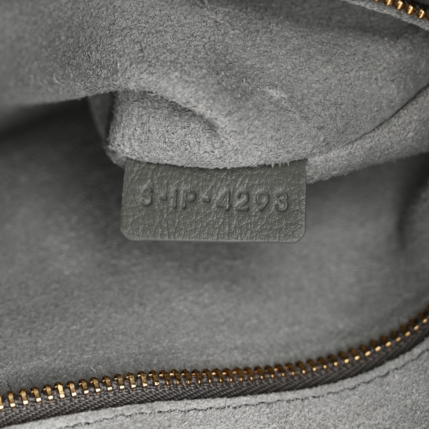 Celine Supple Calfskin Medium Appoline Zinc 7 of 10