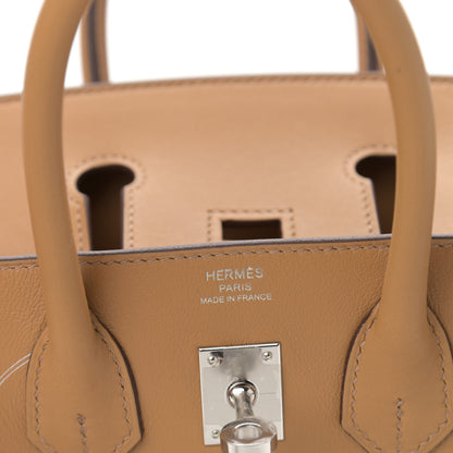 Hermes Swift In & Out Birkin 25 Biscuit 7 of 12