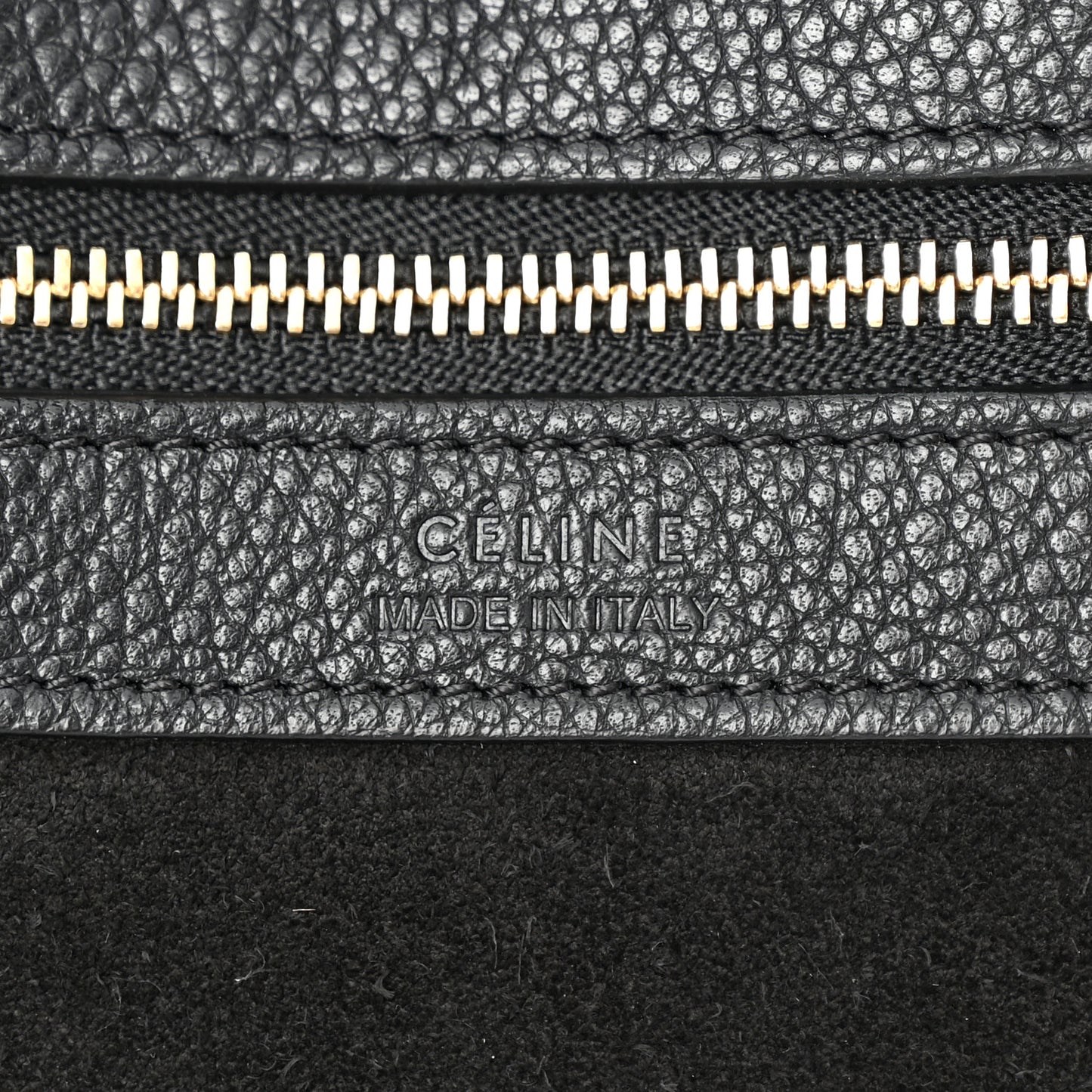 Soft Grained Calfskin Small Belt Cabas Phantom Black