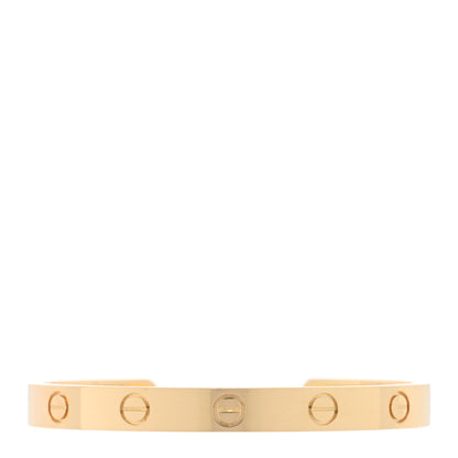 Cartier 18K Yellow Gold LOVE Cuff Bracelet 16 1 of 4
