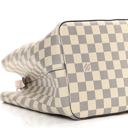 Louis Vuitton Damier Azur Neonoe MM Eau De Rose 8 of 9