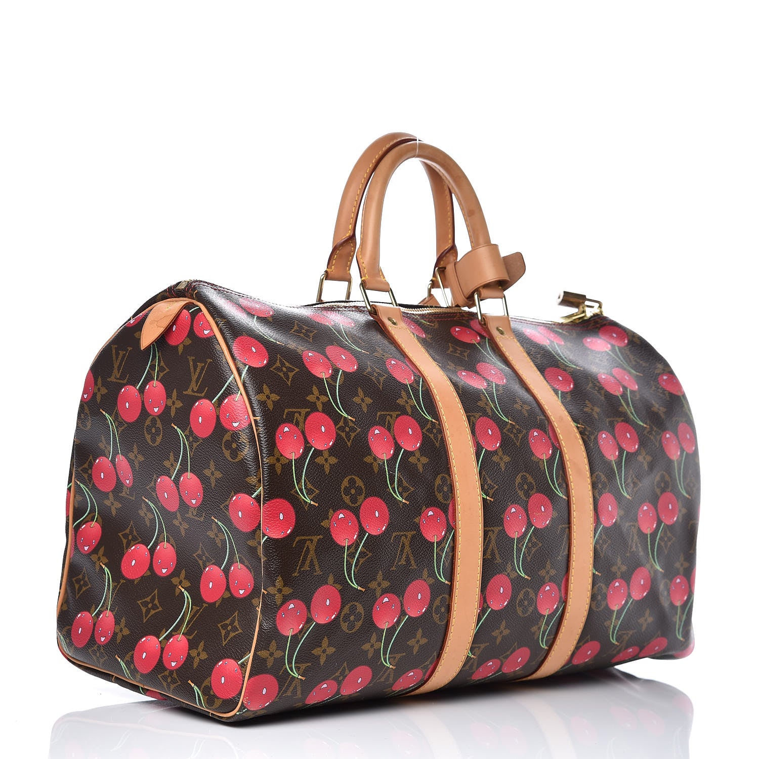 Louis Vuitton Monogram Cerises Keepall 45 3 of 18