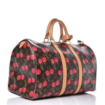 Louis Vuitton Monogram Cerises Keepall 45 3 of 18