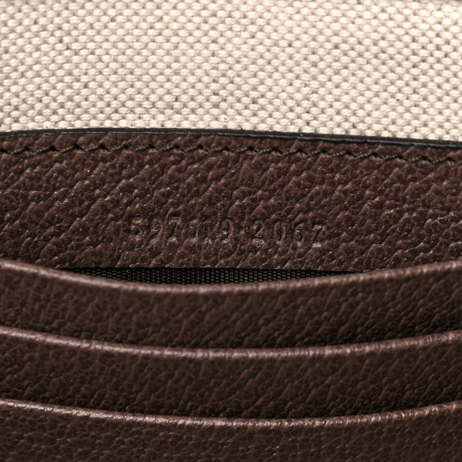 Gucci GG Supreme Monogram Web Small Ophidia Documents Holder Beige New Acero 7 of 10