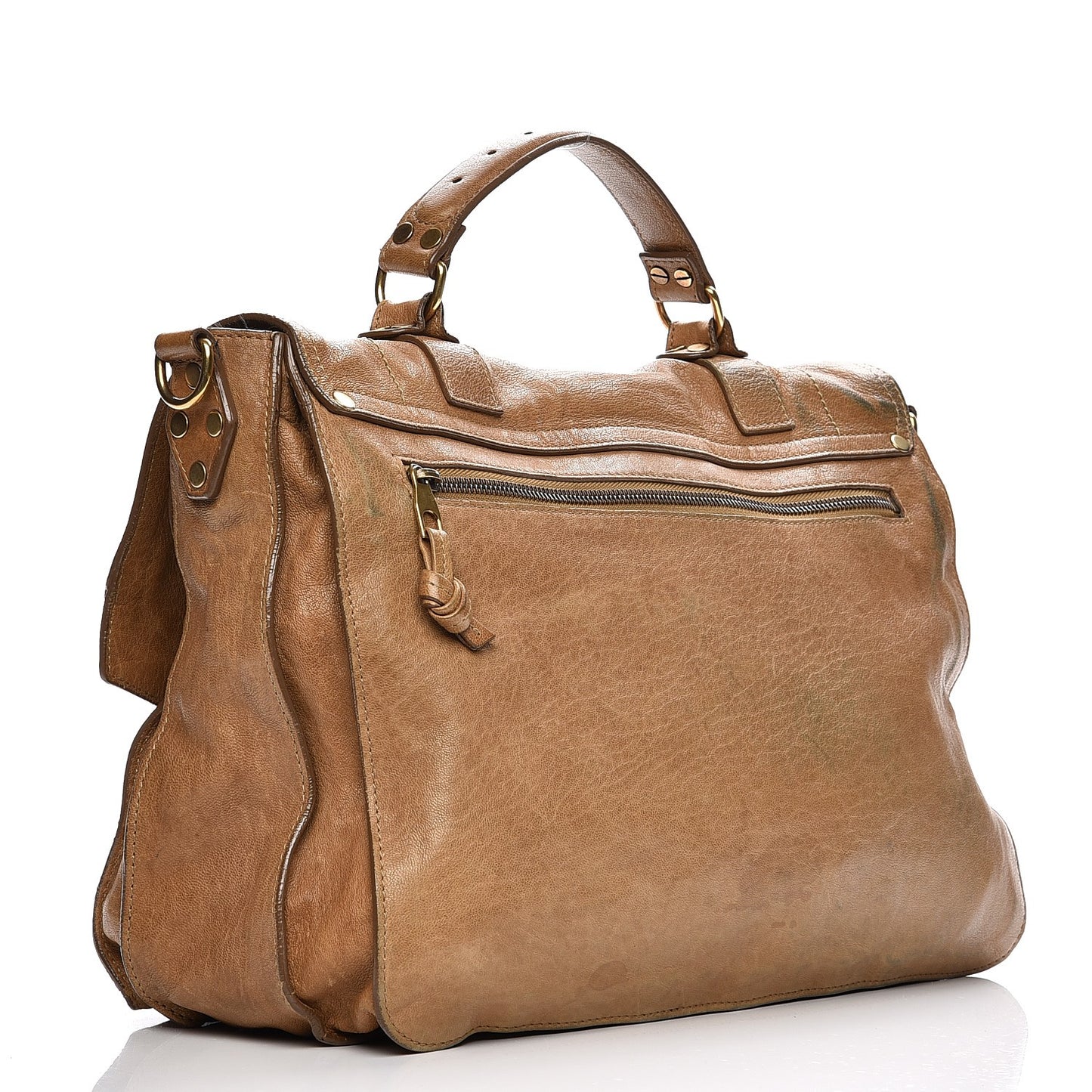 Lambskin Large PS1 Satchel Saddle