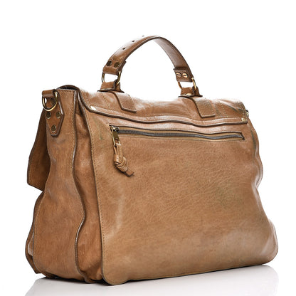 Proenza Schouler Lambskin Large PS1 Satchel Saddle 3 of 21