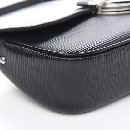 Louis Vuitton Epi Montaigne Clutch Black 7 of 9