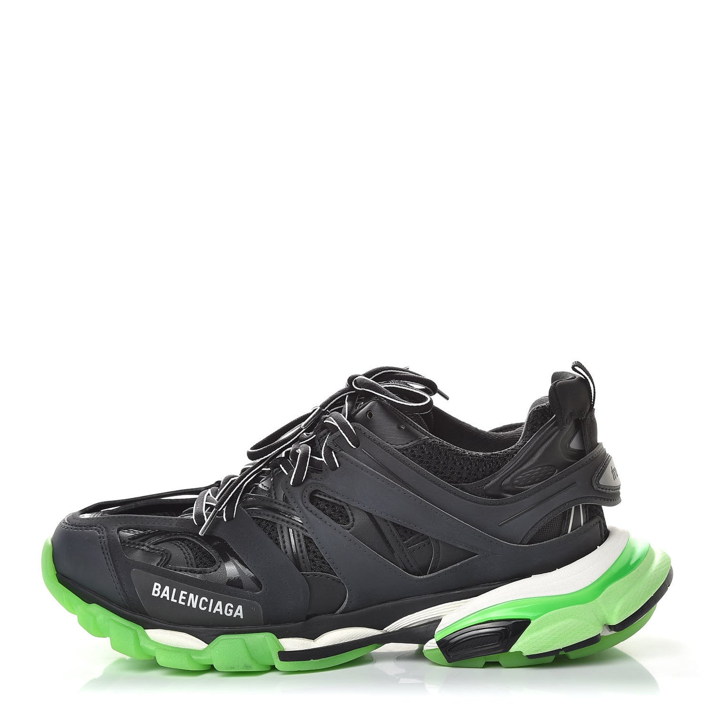 Mesh Nylon Mens Track Sneakers 42 Black Green