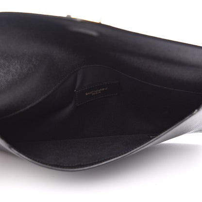 Saint Laurent Grain De Poudre Uptown Pouch Black 5 of 6