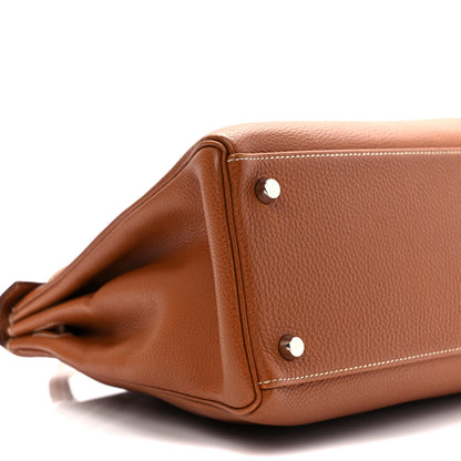 Hermes Togo Kelly Retourne 32 Gold 7 of 11