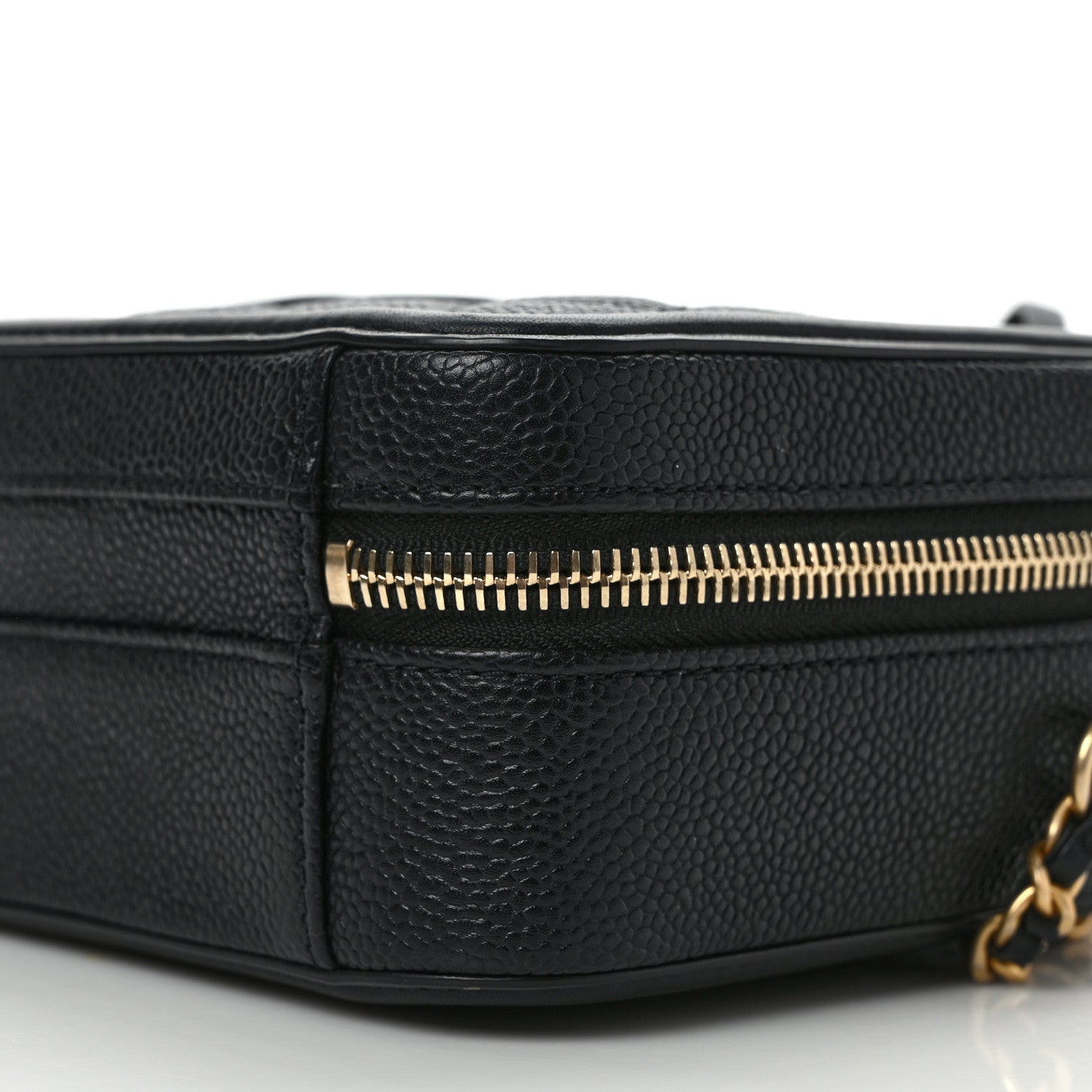 Chanel Caviar Quilted Small CC Filigree Vanity Case Black 9 of 11