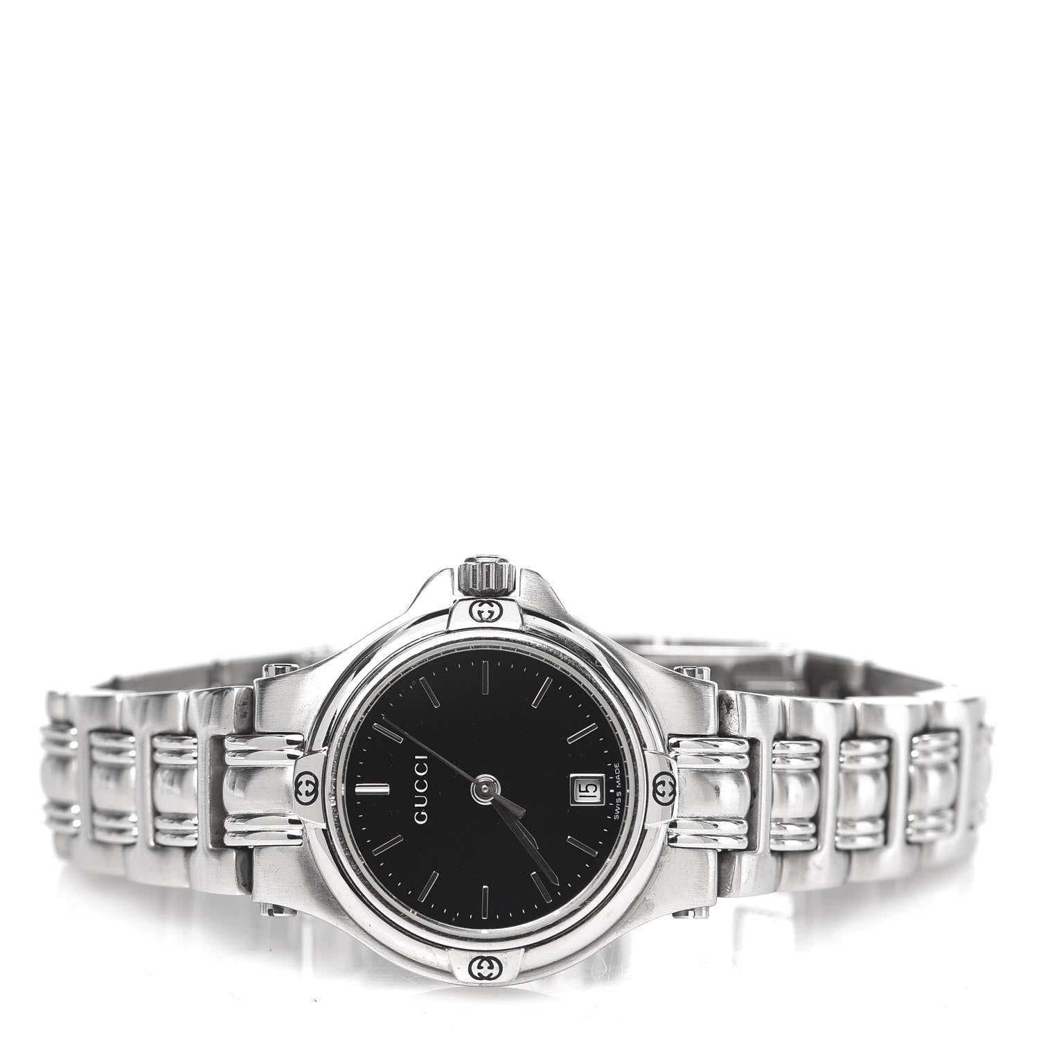Gucci Stainless Steel 26mm 9040L Quartz Watch Black 3 of 7
