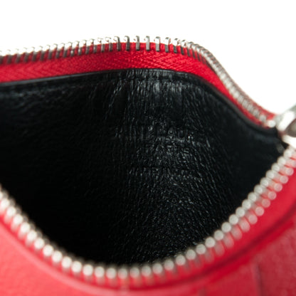Saint Laurent Grained Calfskin 5 Fragments Zip Pouch Card Holder New Red 7 of 7