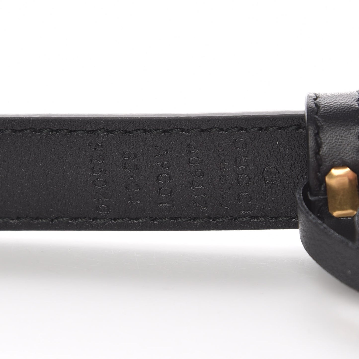 Calfskin Double G 20mm Belt 85 34 Black