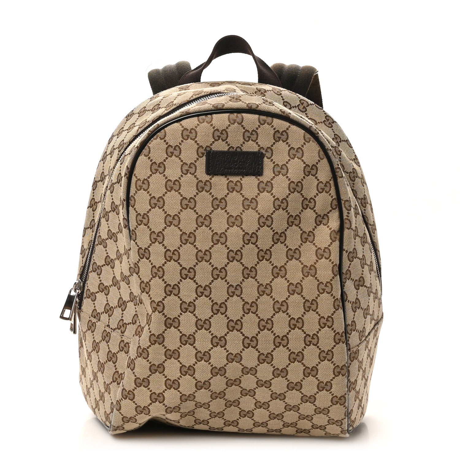 Gucci Monogram Travel Backpack Dark Brown 1 of 10