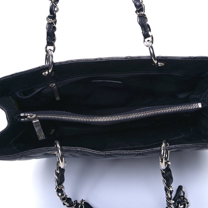 Chanel Caviar Quilted Grand Shopping Tote GST Black 4 of 5
