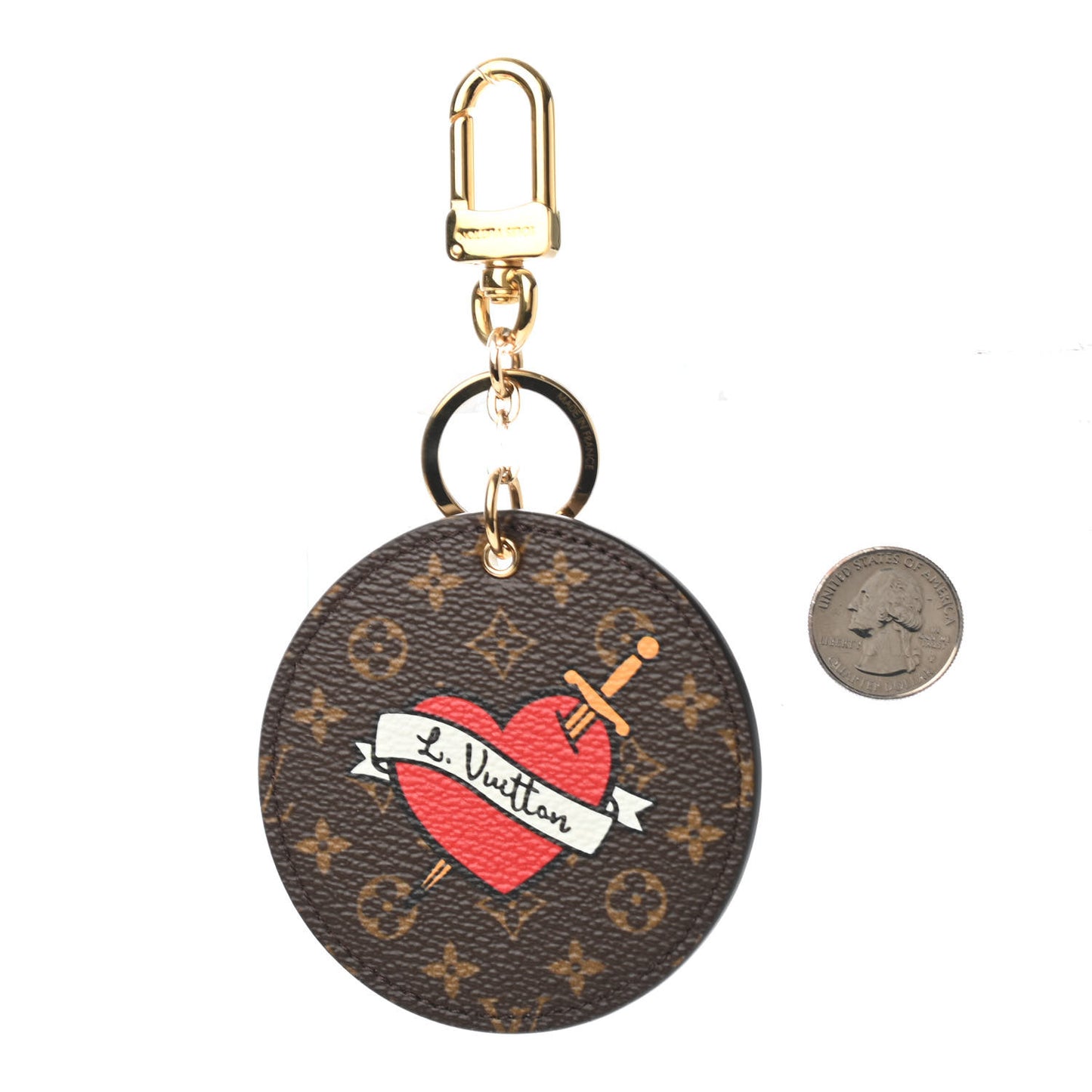 Monogram Stories Bag Charm Key Holder