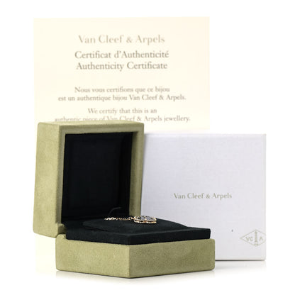 Van Cleef & Arpels 18K Yellow Gold Black Onyx Vintage Alhambra Pendant Necklace 7 of 7