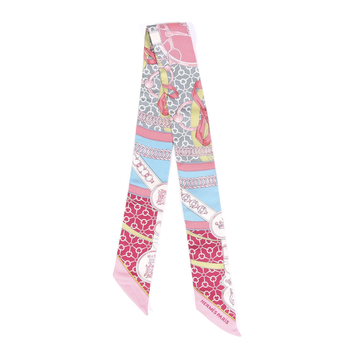 Silk La Promenade Du Matin Twilly Framboise Turquoise Vert