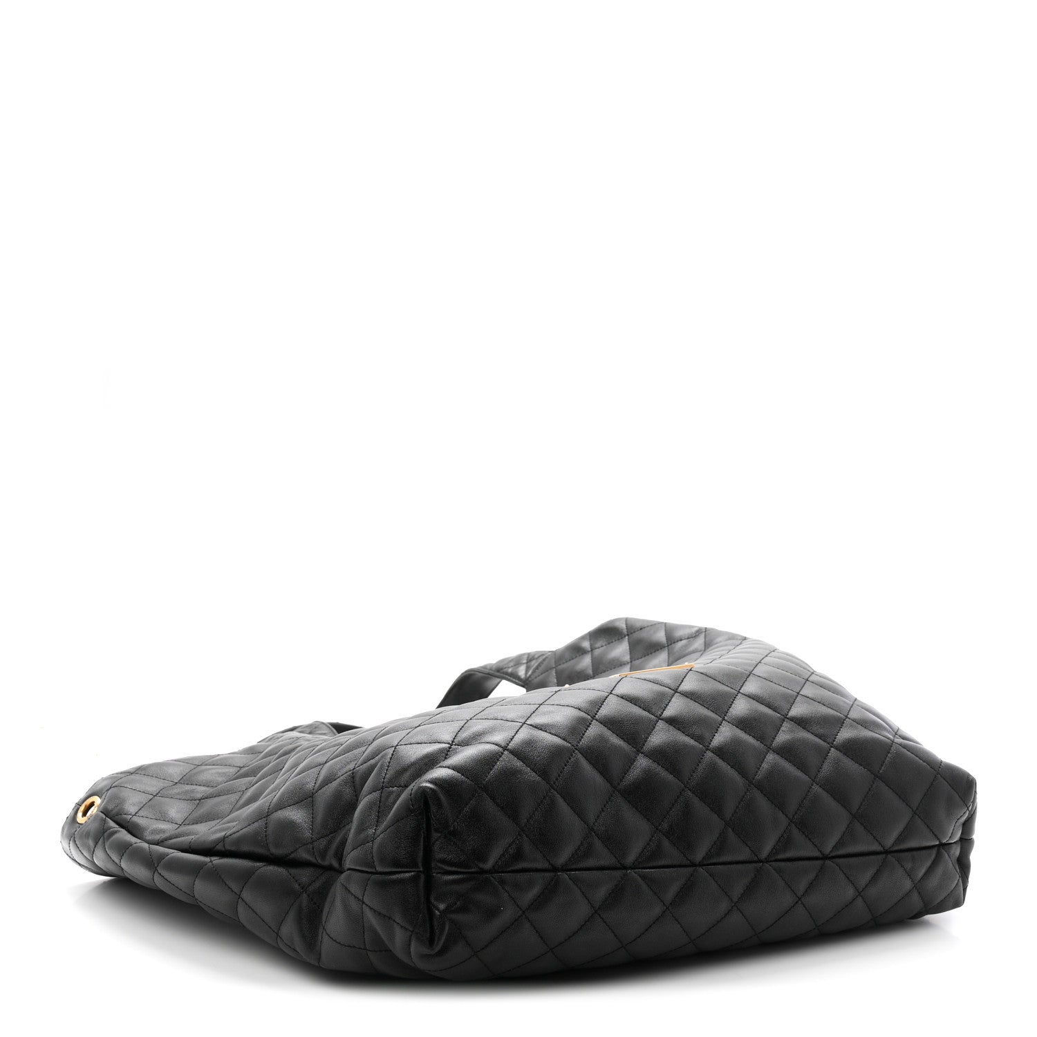 Saint Laurent Lambskin Quilted Maxi Icare Shopping Tote Black 5 of 11