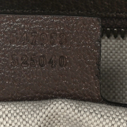 Gucci GG Supreme Monogram Textured Dollar Calfskin Web Medium Ophidia Carry-On Duffle Bag Beige Ebony New Acero 5 of 9