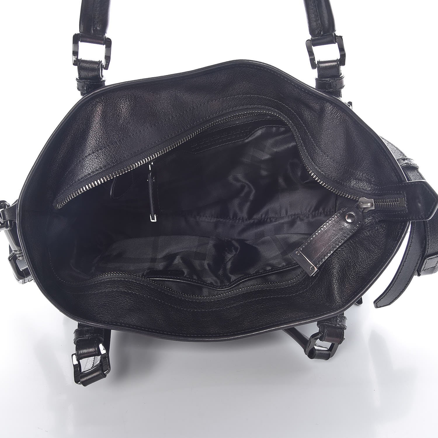Burberry Calfskin Dallinger Satchel Black 5 of 9