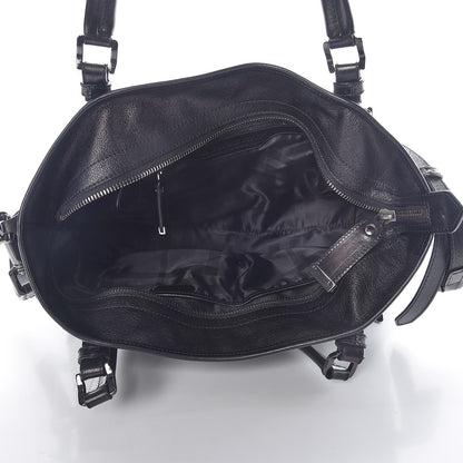 Burberry Calfskin Dallinger Satchel Black 5 of 9