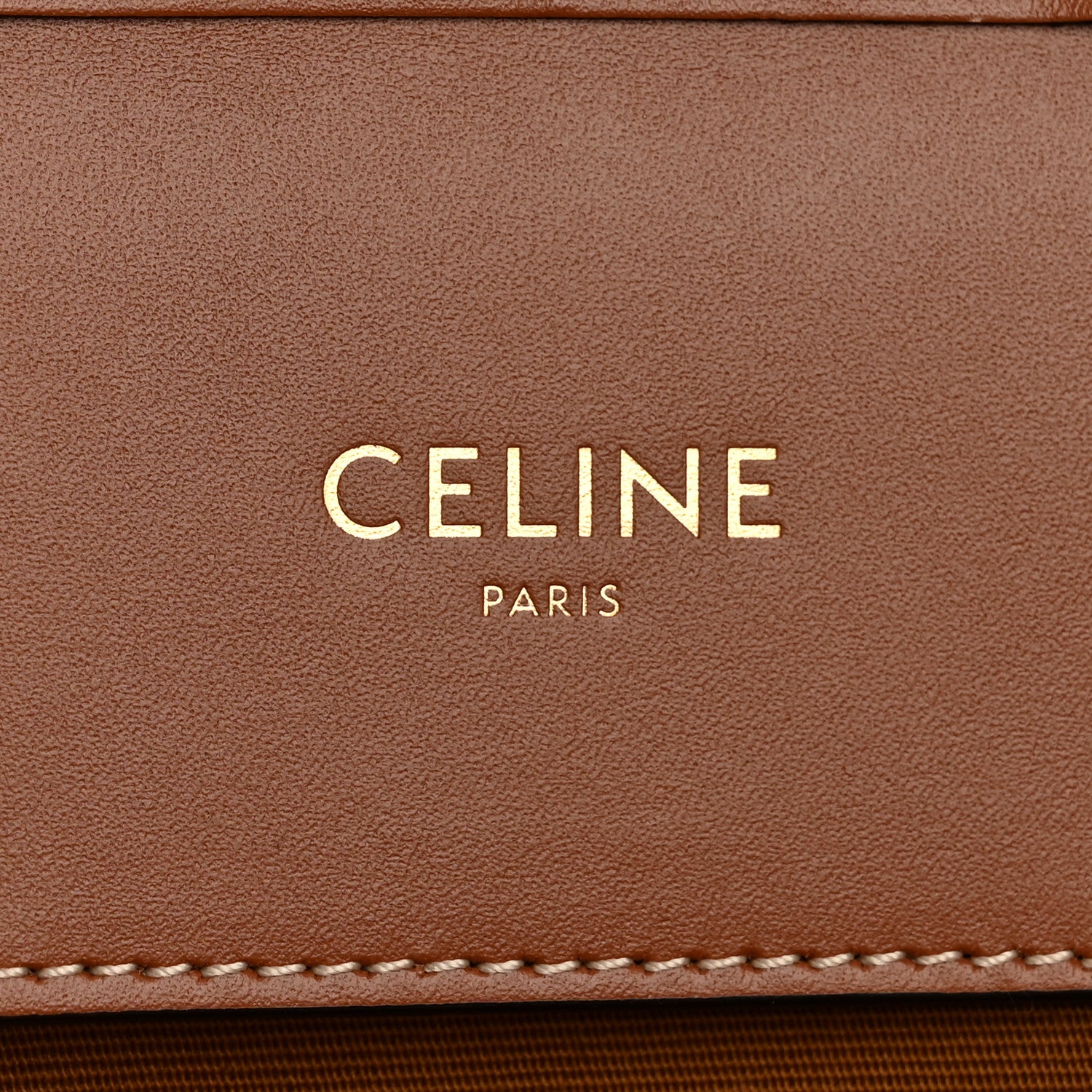 Celine Calfskin Canvas Triomphe Large Couffin White 6 of 10