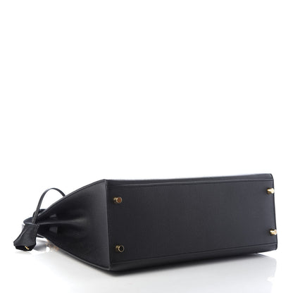Hermes Epsom Kelly Sellier 32 Black 4 of 10