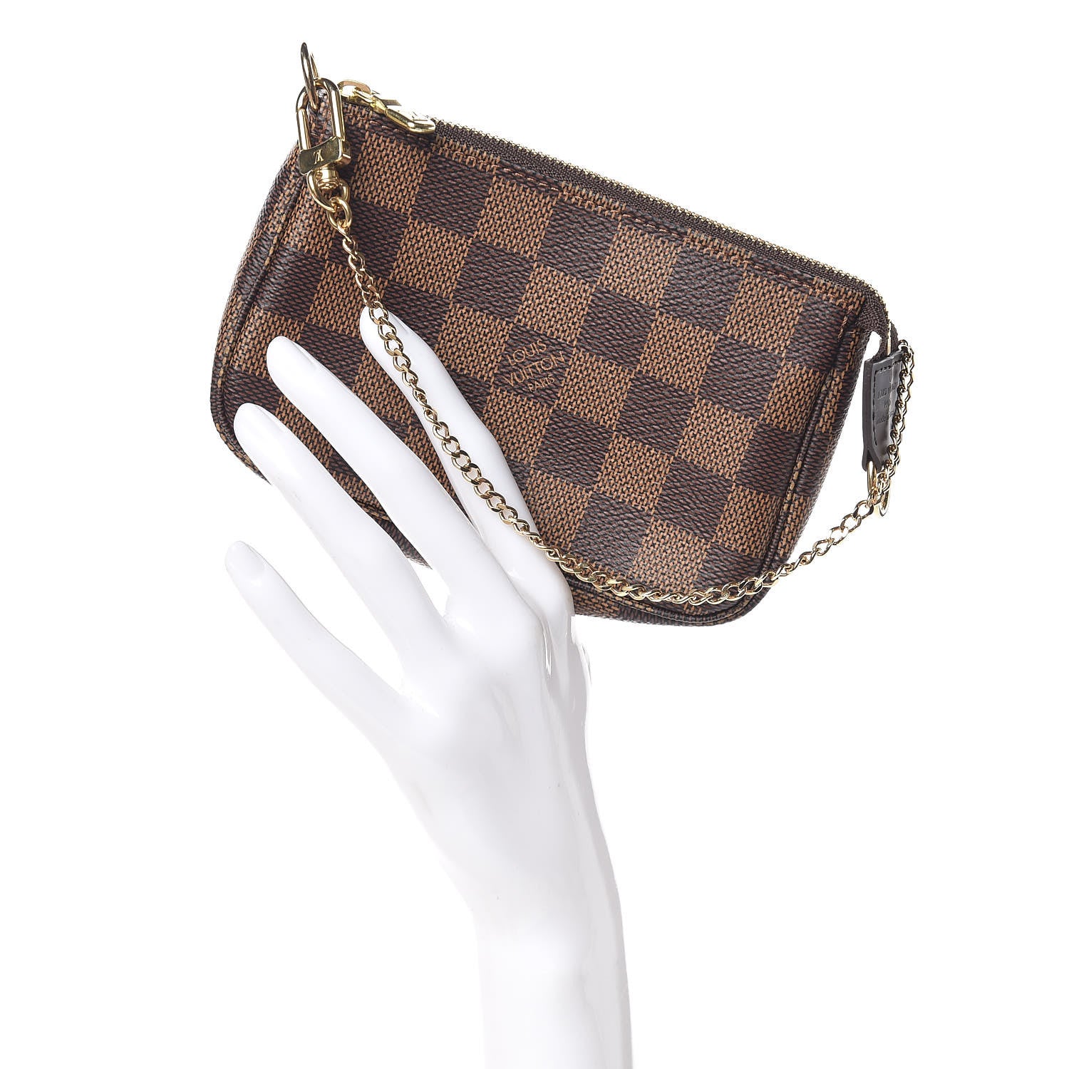 Louis Vuitton Damier Ebene Mini Pochette Accessories 2 of 8