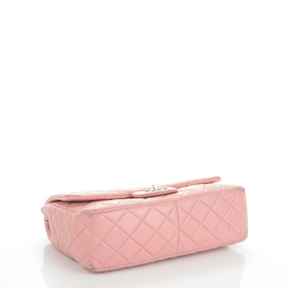 Chanel Lambskin Quilted Jumbo Single Flap Light Pink 4 of 12