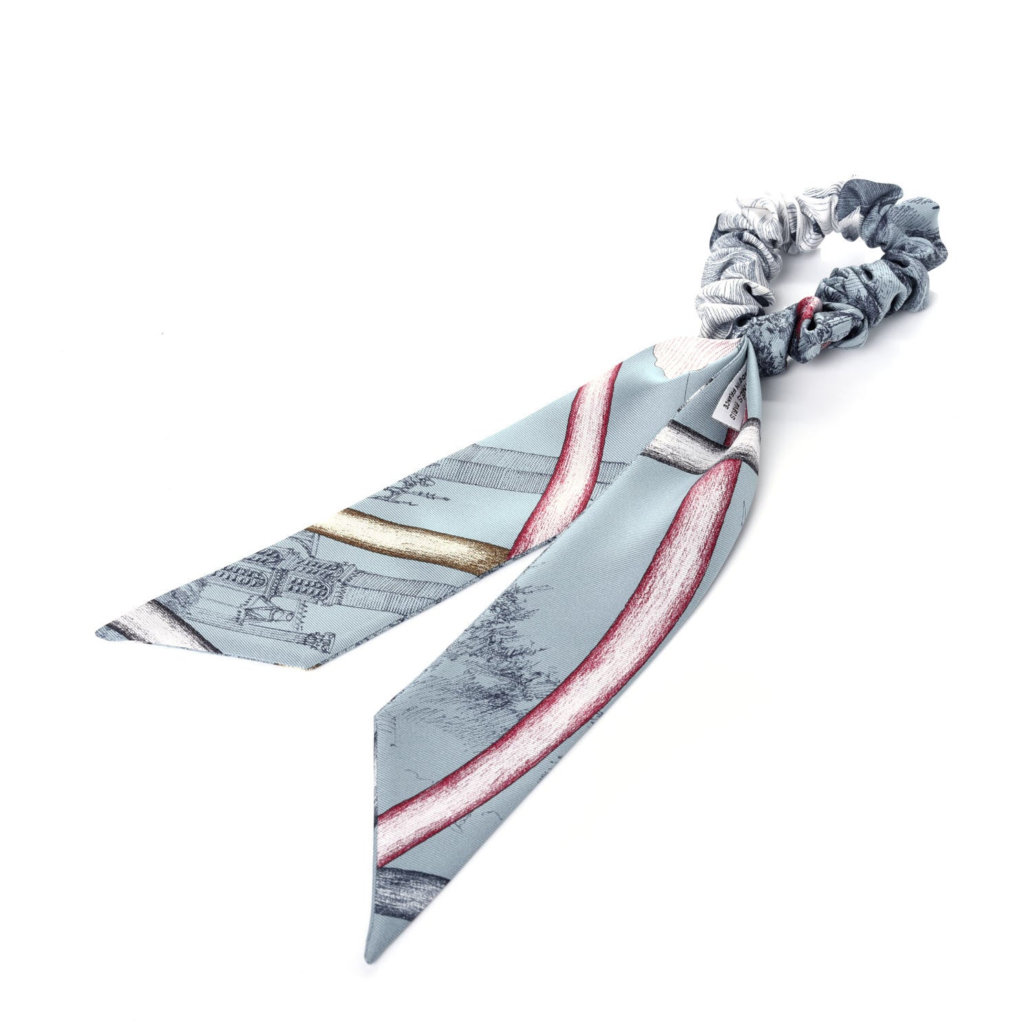 Hermes Silk Twilly Scrunchie 5 of 6