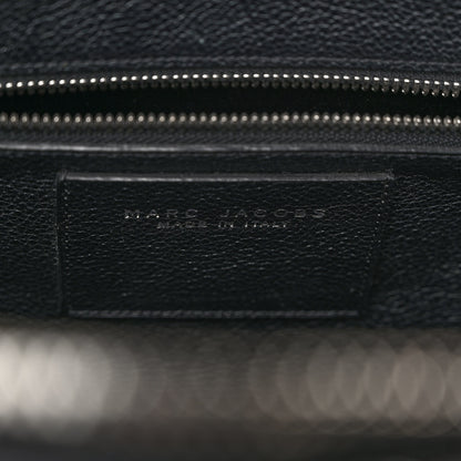 Marc Jacobs Textured Calfskin Medium Incognito Satchel Black 6 of 9