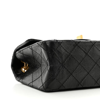 Chanel Aged Calfskin Quilted 2.55 Reissue Mini Flap Black 9 of 11