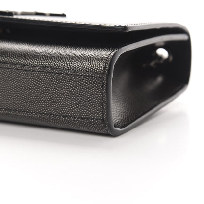 Saint Laurent Grain De Poudre Small Monogram Kate Satchel Earth 10 of 11