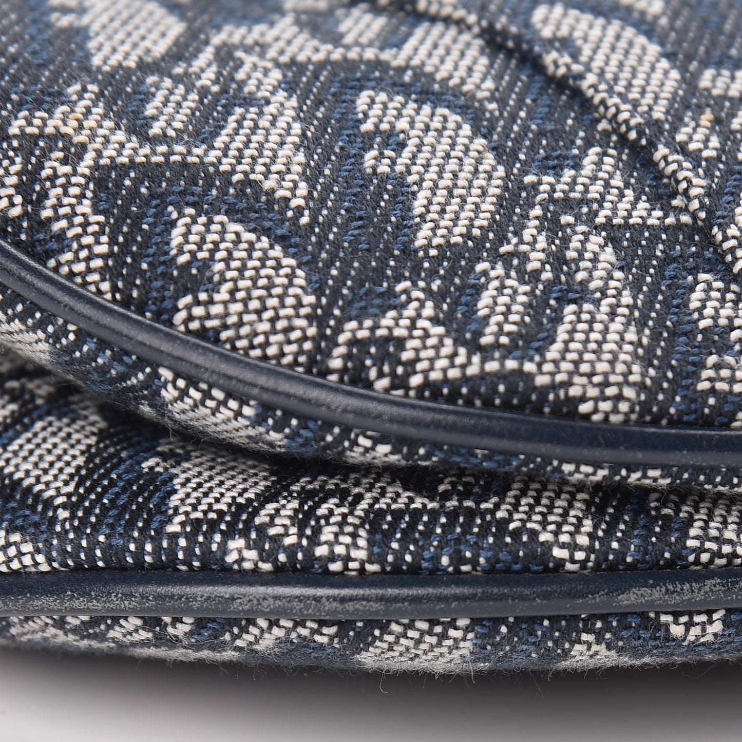Monogram Saddle Bag Blue