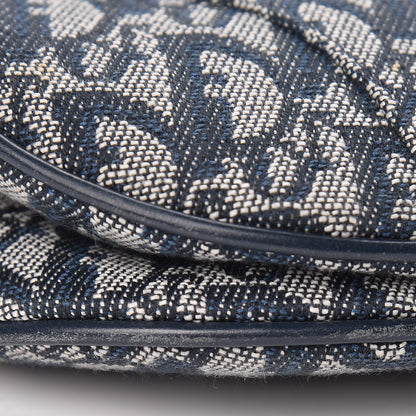 Christian Dior Monogram Saddle Bag Blue 16 of 18