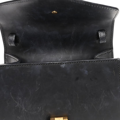 Gucci Calfskin Mini Sylvie Top Handle Bag Black 13 of 13