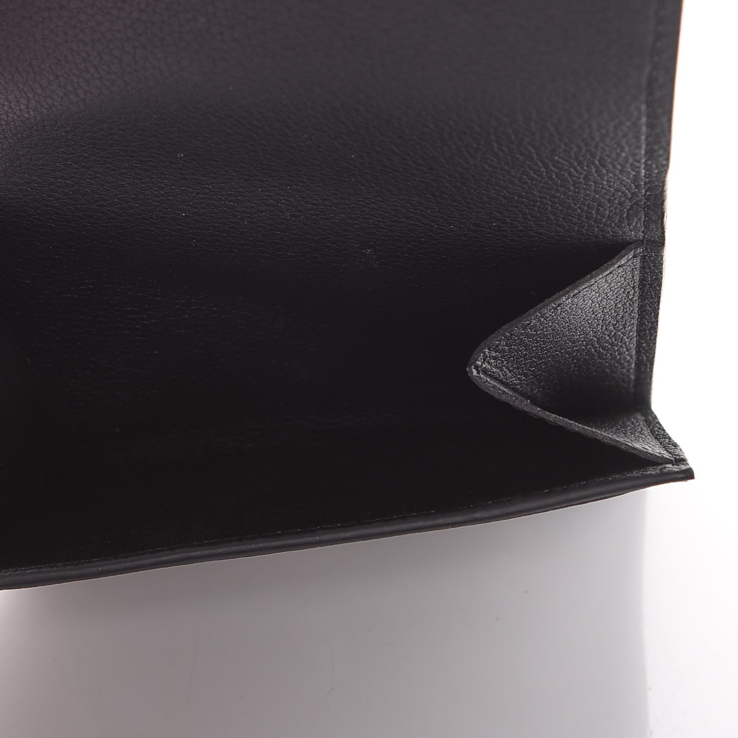 Louis Vuitton Calfskin LockMe II Floral Compact Wallet Black 5 of 9