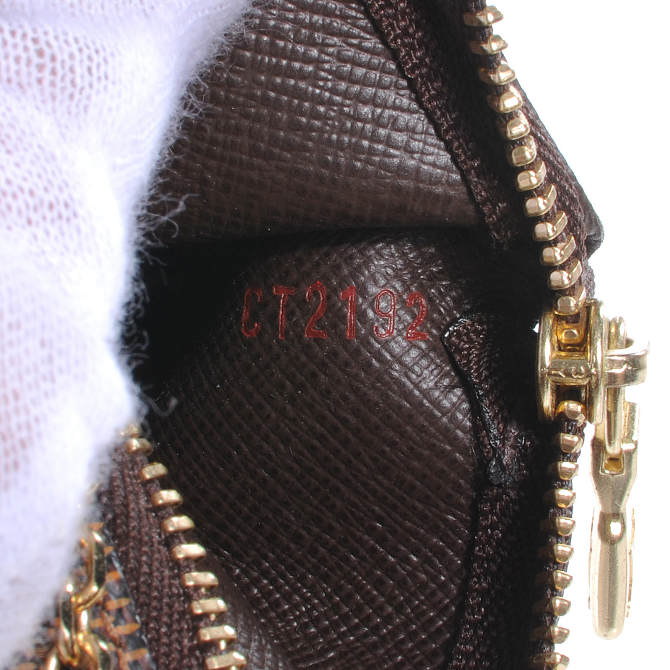 Damier Ebene Key Pouch