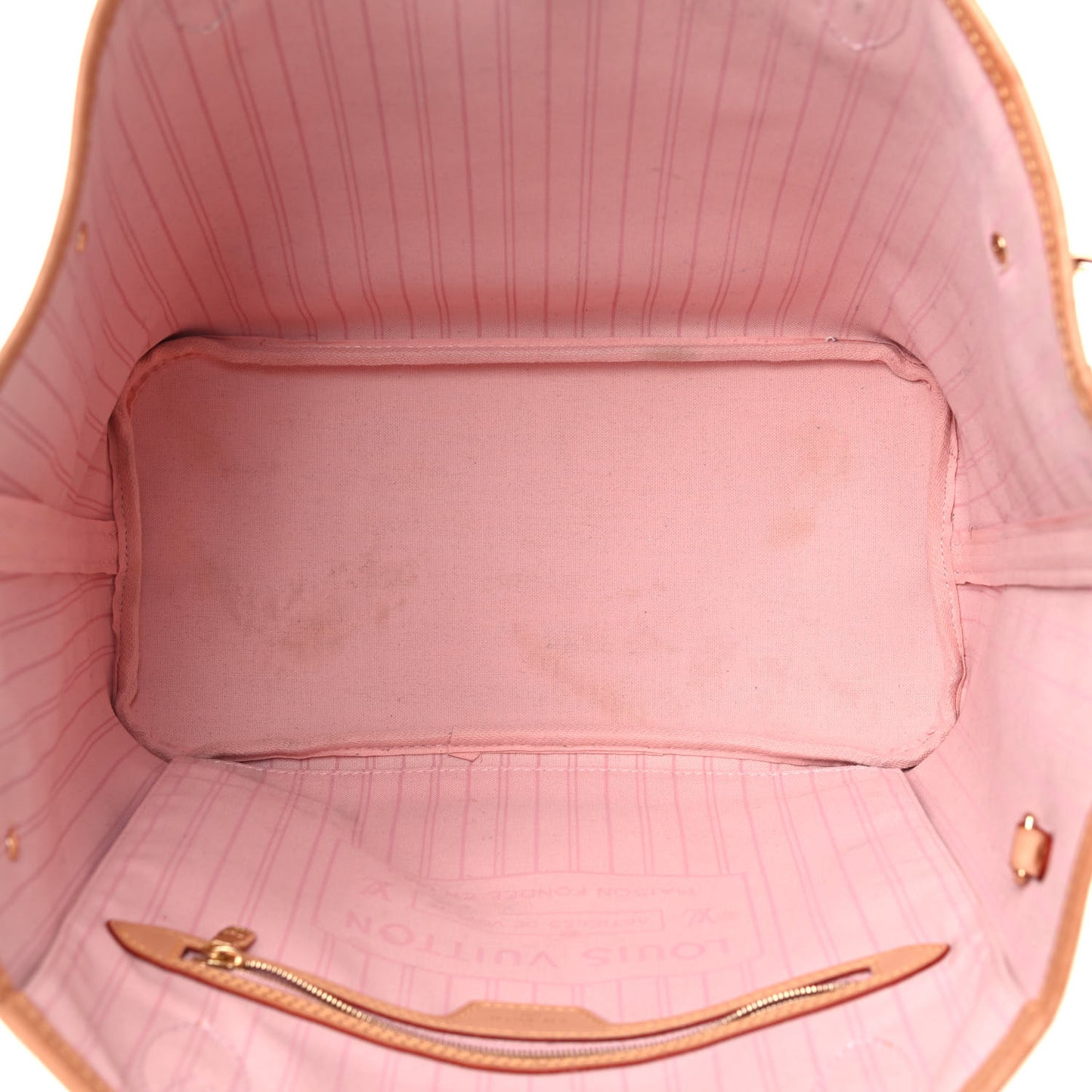 Damier Azur Neo Neverfull MM Rose Ballerine