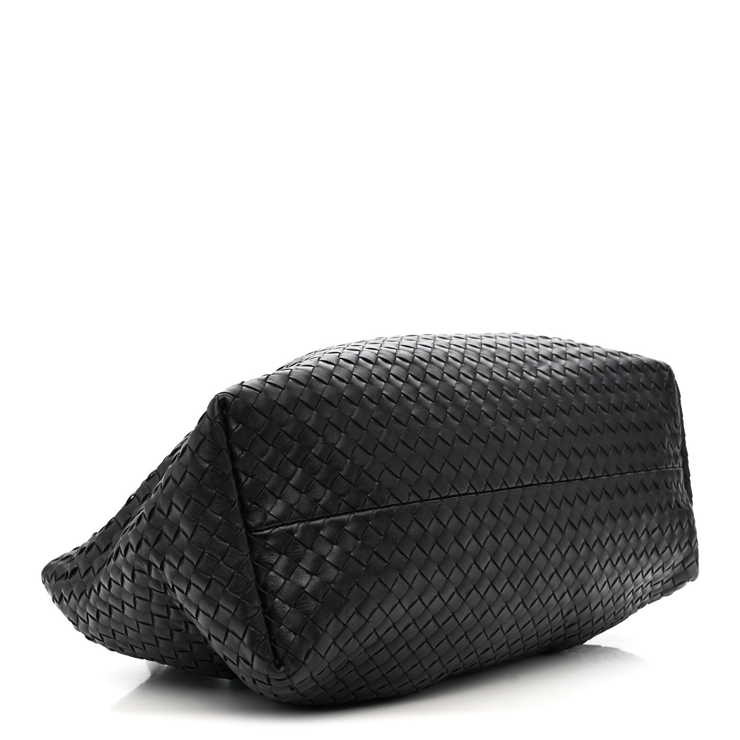 Bottega Veneta Calfskin Intrecciato Pinacoteca Reversible Tote Black Fondant 4 of 10