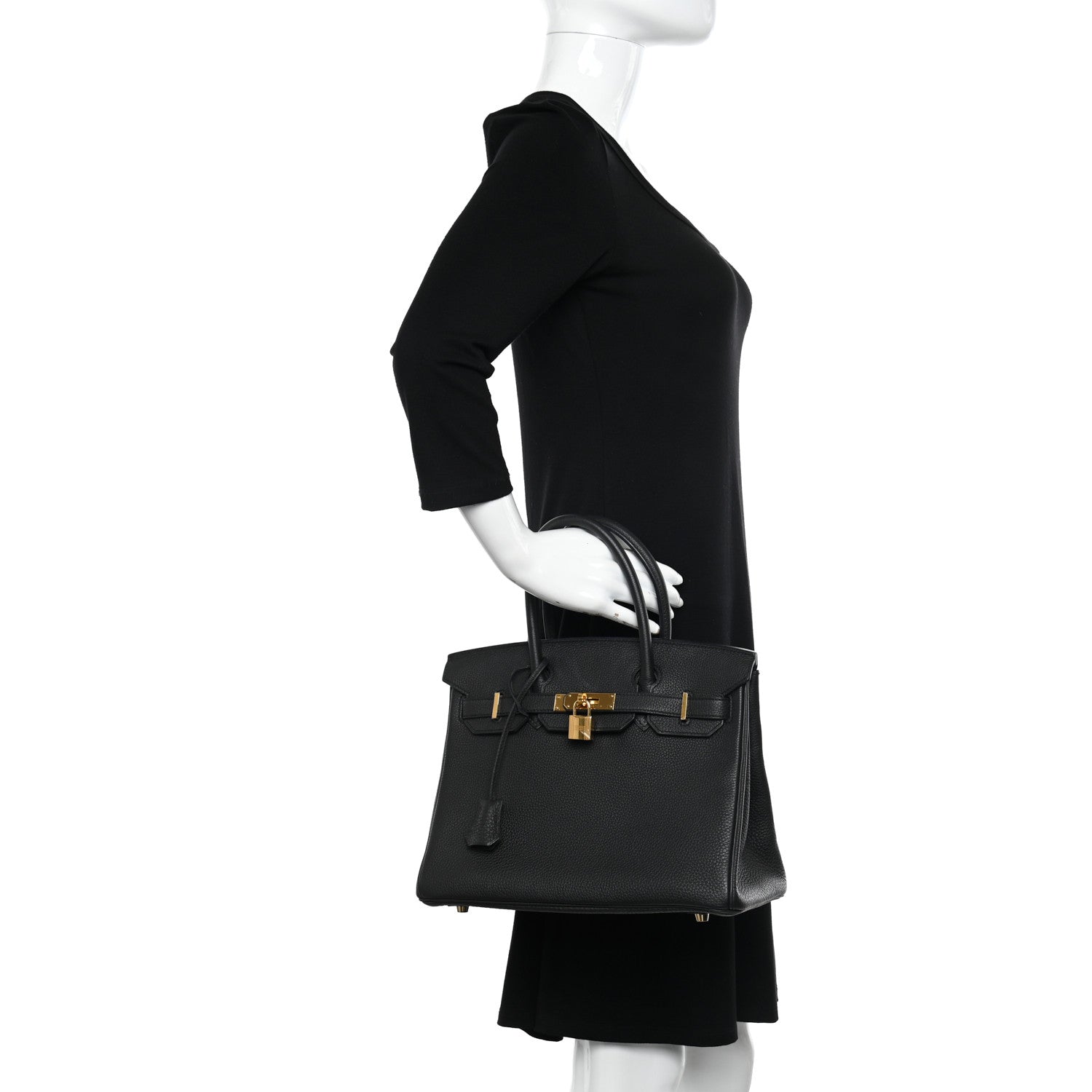 Hermes Togo Birkin 30 Black 2 of 10