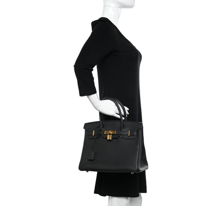 Hermes Togo Birkin 30 Black 2 of 10