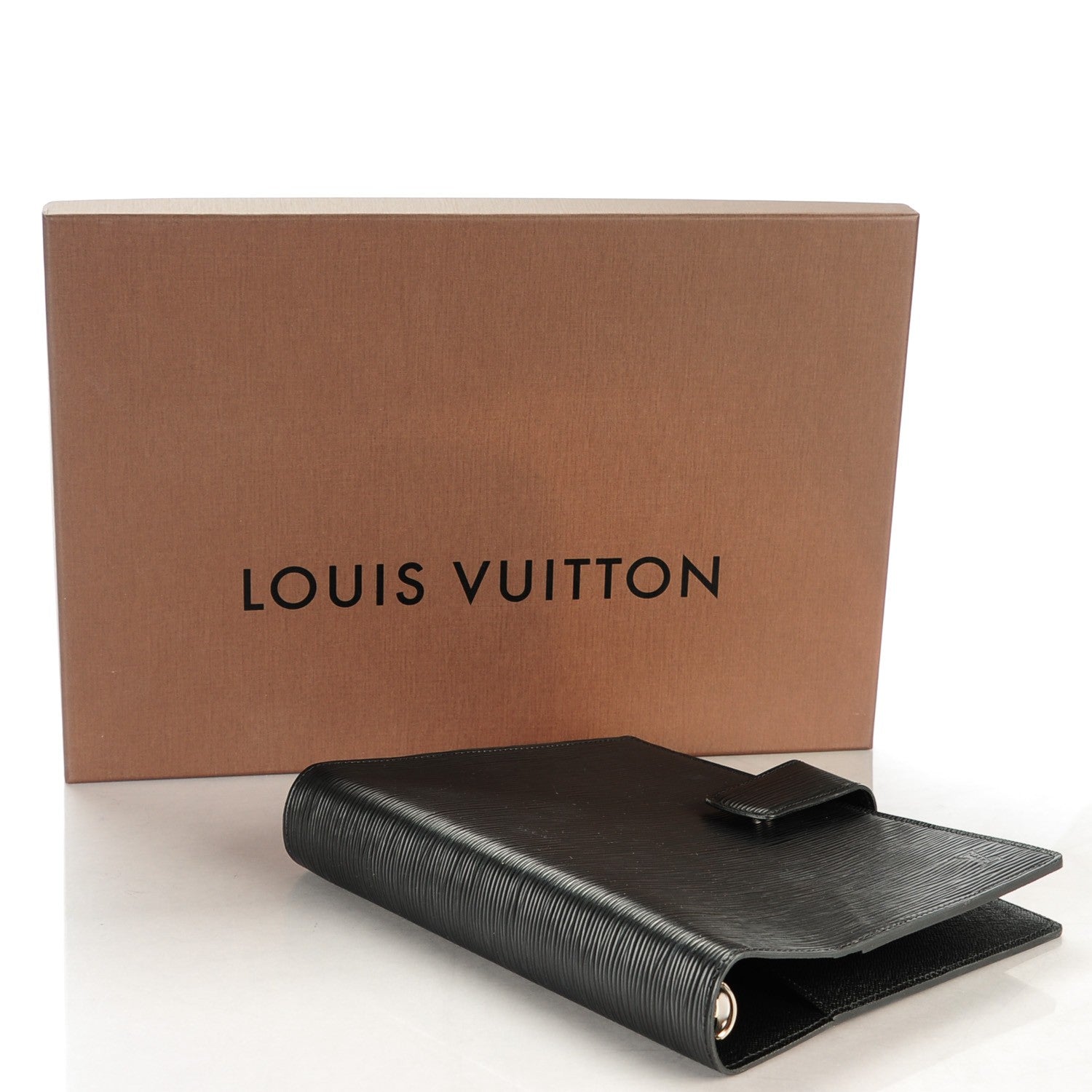 Louis Vuitton Epi Large Ring Agenda Black 5 of 7